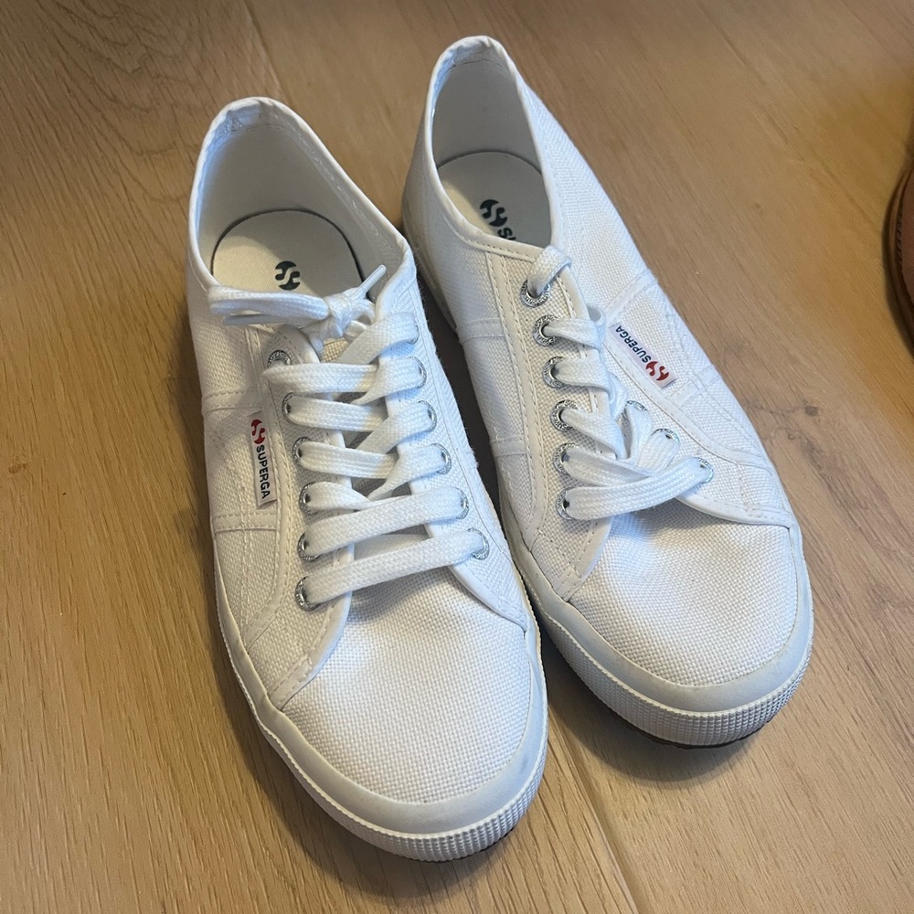 Superga Classic White Sneakers